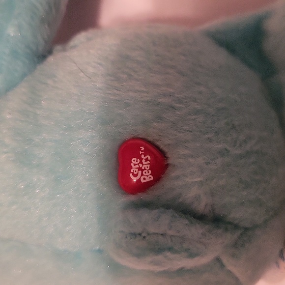 EUC 8" Aqua Heartsong Care Bear 2007 - Picture 3 of 5